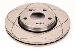 Brake disc ATE PowerDisc (1 pcs) front L/R fits RENAULT ESPACE III, LAGUNA I, SAFRANE I, SAFRANE II, SCENIC I