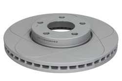 Brake disc ATE PowerDisc (1 pcs) front L/R fits VW PASSAT B5, PASSAT B5.5