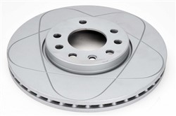 Brake disc ATE PowerDisc (1 pcs) front L/R fits LOTUS 2 ELEVEN, ELISE, EUROPA S, EXIGE; OPEL CALIBRA A, SPEEDSTER, VECTRA B; SAAB 900 II, 9-3, 9-5_0