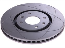 Brake disc ATE PowerDisc (1 pcs) front L/R fits CITROEN XANTIA; PEUGEOT 406