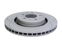 Brake disc ATE PowerDisc (1 pcs) front L/R fits VOLVO C70 I, S70, V70 I
