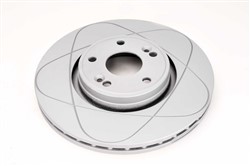 Brake disc ATE PowerDisc (1 pcs) front L/R fits RENAULT LAGUNA II