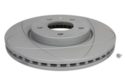 Brake disc ATE PowerDisc (1 pcs) front L/R fits CHEVROLET CRUZE, ORLANDO, VOLT; OPEL AMPERA, ASTRA J, ASTRA J GTC, ASTRA J/HATCHBACK, ZAFIRA C