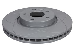 Brake disc ATE PowerDisc (1 pcs) front L/R fits VOLVO S60 II, S80 II, V60 I, V70 III, V70 III/KOMBI, XC70 I, XC70 II; FORD GALAXY II, GALAXY MK II, MONDEO IV, S-MAX; LAND ROVER FREELANDER 2