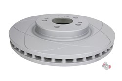 Brake disc ATE PowerDisc (1 pcs) front L/R fits MERCEDES M (W164), R (W251, V251)