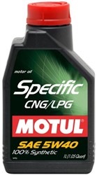 Variklių alyva MOTUL SPECIFIC CNG/LPG 5W40 1L