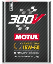 Motorový olej - závodní MOTUL 300V 15W50 2L 110860