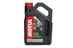 2T engine oil MOTUL 510 4l 2T, API TC JASO FD Semi-synthetic_0
