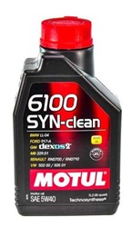 Моторна олива MOTUL 6100 SYN-CLEAN 5W40 1L
