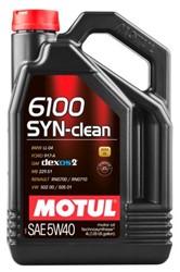 Моторна олива MOTUL 6100 SYN-CLEAN 5W40 4L