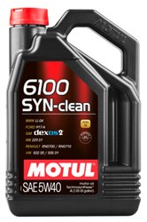Моторное масло MOTUL 6100 SYN-CLEAN 5W40 4L