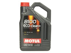 Motoreļļa MOTUL 8100 ECO-CLEAN+ 5W-30 5L_0