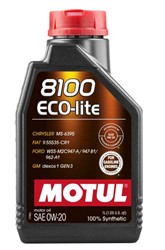 Mootoriõli MOTUL 8100 ECO-LITE 0W20 1L