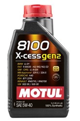 Моторна олива MOTUL 8100 X-CESS GEN2 5W40 1L