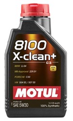 Dzinēja eļļa MOTUL 8100 X-CLEAN+ 5W30 1L