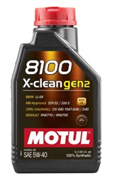 Motoreļļa MOTUL 8100 X-CLEAN GEN2 5W-40 1L_2