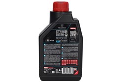 4T engine oil 5W40 MOTUL City Rider 1l 4T used for the first fill, API SL JASO MA synthetic_1