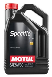 Engine oils MOTUL SPECIFIC 0720 5W30 5L