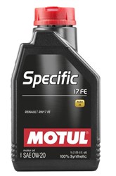 Engine oils MOTUL SPECIFIC 17 FE 0W20 1L
