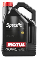 Motoreļļa MOTUL SPECIFIC 17 FE 0W-20 5L_0