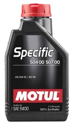 Mootoriõli MOTUL SPECIFIC 504/507 5W30 1L