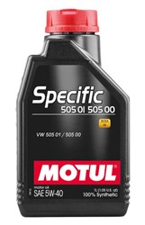 Dzinēja eļļa MOTUL SPECIFIC 505.01 5W40 1L