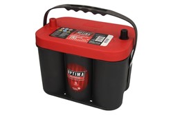 Barošanas akumulatoru baterija OPTIMA RED O801287000 12V 50Ah 815A (254x175x200)