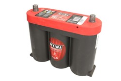 Barošanas akumulatoru baterija OPTIMA AGM Orbital; RED O810355000 6V 50Ah 815A 810355000 (254x83x205)