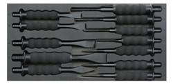 Wkładka z narzędziami z wyposażeniem 12szt. typ wkładki piankowa