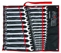 Set of combination wrenches homogenous 26 pcs