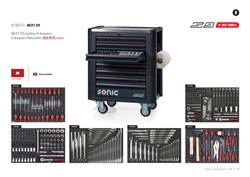 Įrankių vežimėlis su įrankiais SONIC 736377