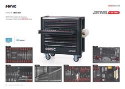 Tool trolley/box with equipment, 497 pcs
