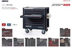 Įrankių vežimėlis su įrankiais SONIC 788779