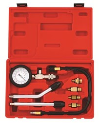 Tool kit for checking compression in petrol and Diesel engines