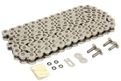 Chain 520 X1R3 strengthened, number of links 112 nickel, connection type pin; rivet point