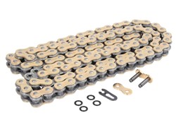 Chain 520 VX2 strengthened, number of links 114 black/golden, connection type pin