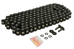Chain 525 ZVMX hiper-reinforced, number of links 118 black, connection type rivet point