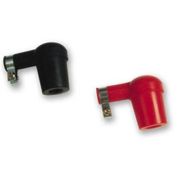 Spark plug pipe VIC-260, angle 90°, spark plug cap colour red