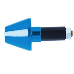 Handlebar ends colour Blue, (cone; universal)