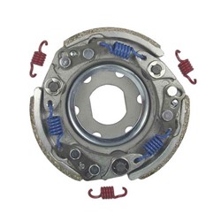 Centrifugal clutch (adjustable diameter 105 mm) fits APRILIA 50, 50GL, 50AC, 50LC, 50GP, 50AC (www); BENELLI 50LC (Sport), 50AC, 50LC; BETA 50AC, 50LC, 50LC K, 50; ITALJET 50, 50 (1), 50 (2)