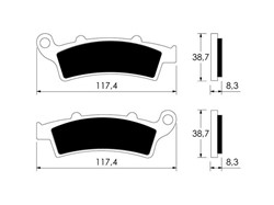 VICMA Brake Pad Set, disc brake VIC-P10754_0
