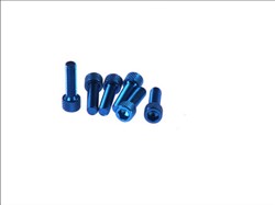 Śruba do montażu owiewki imbusowa cylindryczna (M6x20, kolor niebieski, 6 szt.)_0