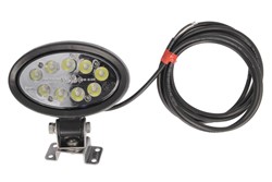 Work light (LED, 12/24/60V, 50W, 5000lm, number of diodes: 9, length: 150mm, height: 131mm, depth: 44mm, cable length: 2,5m, focussed light) fits: ADR