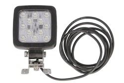 Work light (LED, 12/24V, 2/17W, 2000lm, number of diodes: 12, height: 101mm, width: 100mm, depth: 77,5mm, cable length: 0,25m, with a reverse light function) fits: ADR
