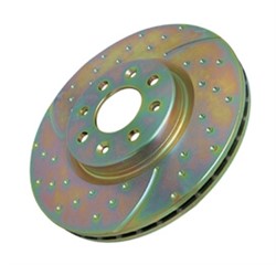 Visoko-učinkoviti kočioni disk (2 kom.) EBC, tip rezani-rezani za
