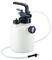 Urządzenie do wymiany płynu hamulcowego odsączenie płynu z zaworu spustowego, wymiana płynu hamulcowego