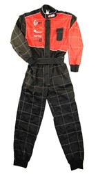 coverall black/red XL