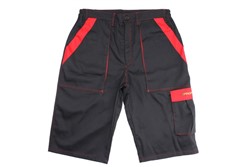 spodnie czarny/czerwony XL