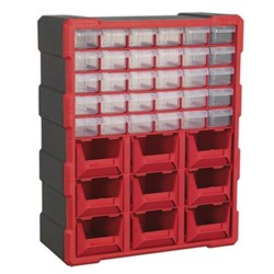 Workshop case colour black/red 475 x 380 x 160 mm