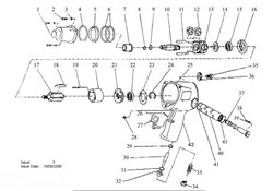 Pneimatisko instrumentu piederumi un rezerves daļas SEALEY SEA SA602.V3-18